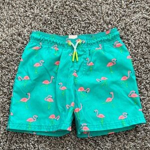 Cat and Jack flamingo swim trunks